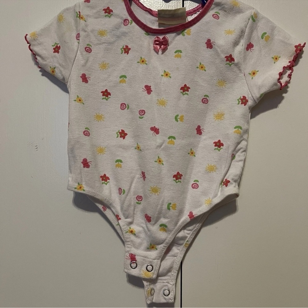 Vintage In Design Pink Butterfly 2T Jumper - Picture 7 of 9